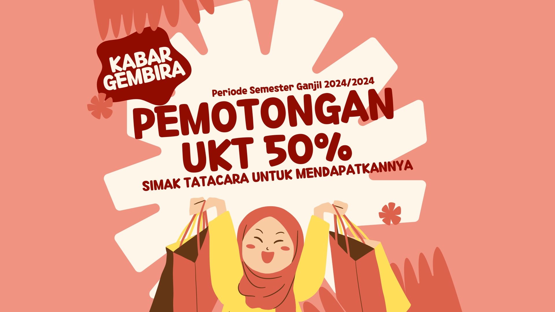 Universtas lain UKTnya pada naik, Kampus kita dong ada diskonnya!! Universtas lain UKTnya pada naik, Kampus kita dong ada diskonnya!!