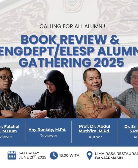 Book review &  ENGDEPT/ELEPS Alumni Gathering 2025