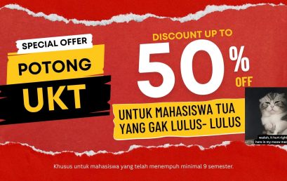 Potongan 50% UKT Semester Ganjil 2026/2027