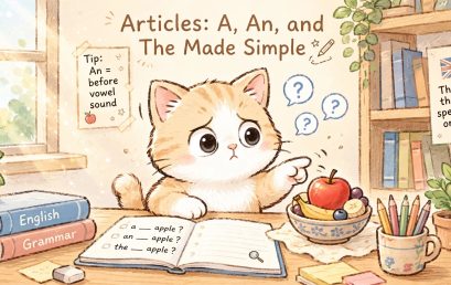 Articles: A, An, and The Made Simple