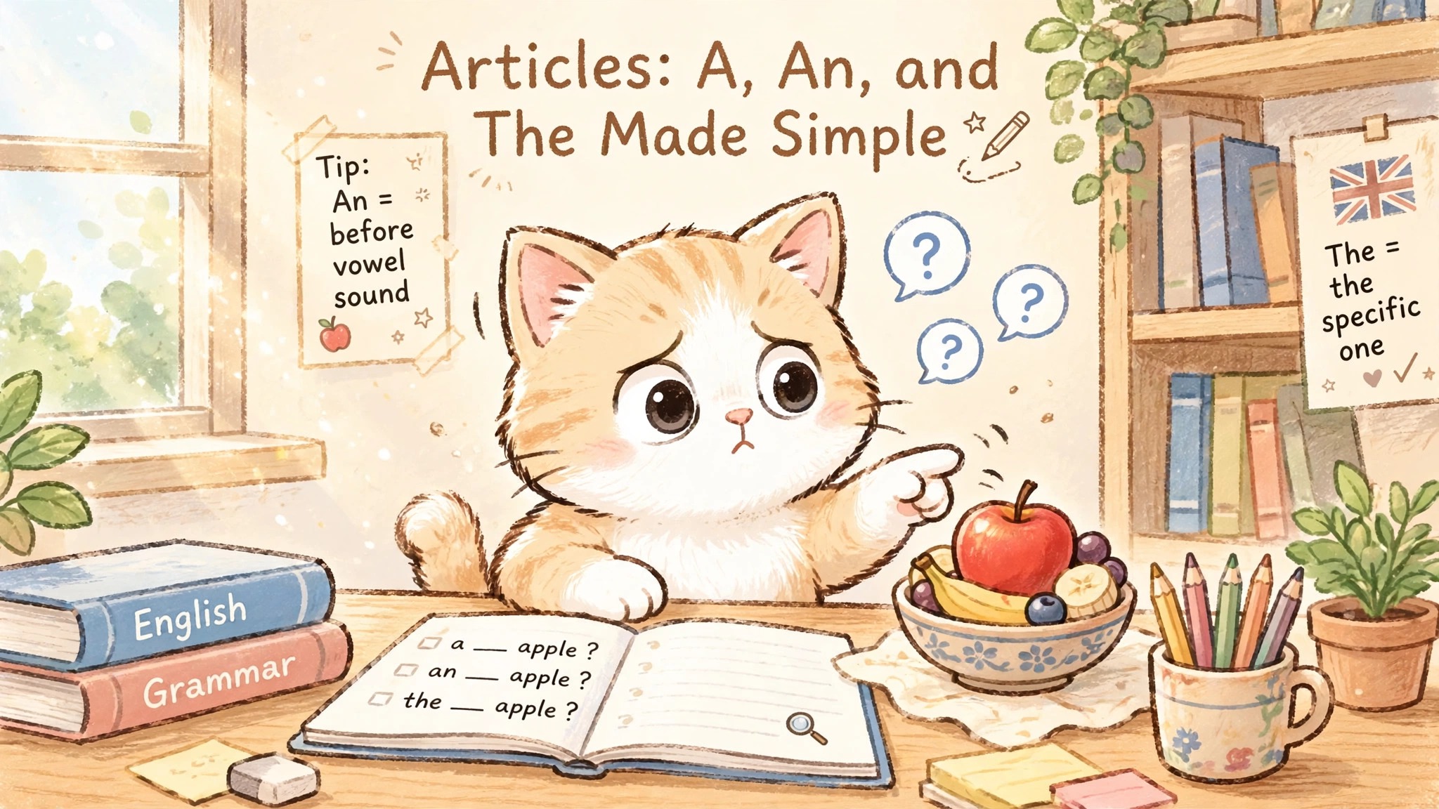 Articles: A, An, and The Made Simple