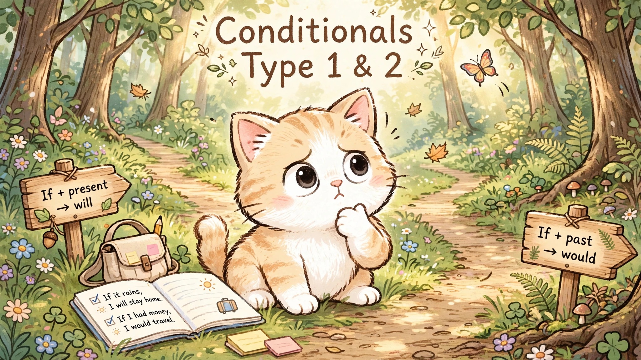 Conditional Sentences Type 1 & 2: Real and Unreal Situations
