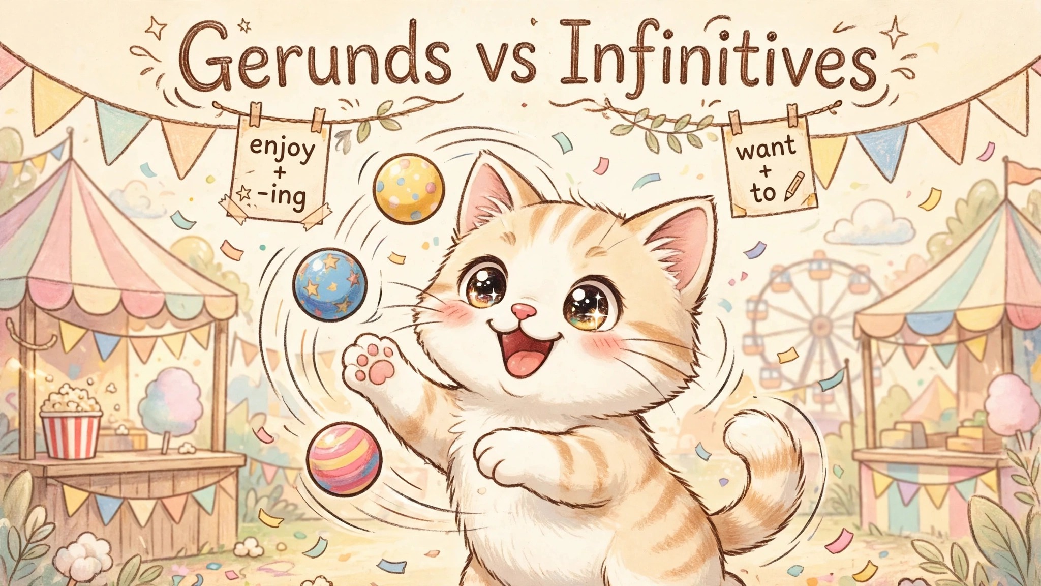Gerunds vs Infinitives: Verb + Verb Patterns