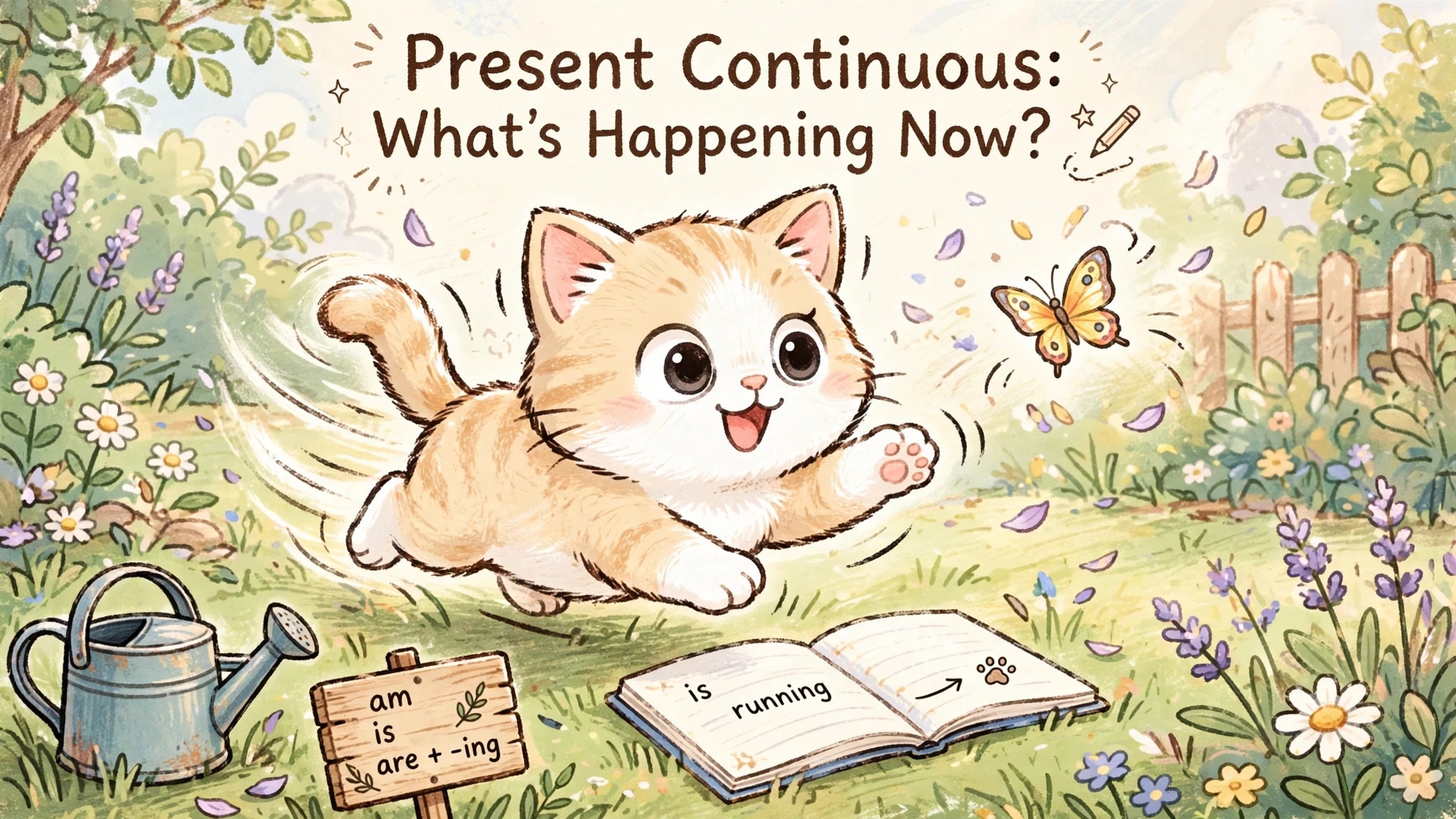 Present Continuous: What’s Happening Now?