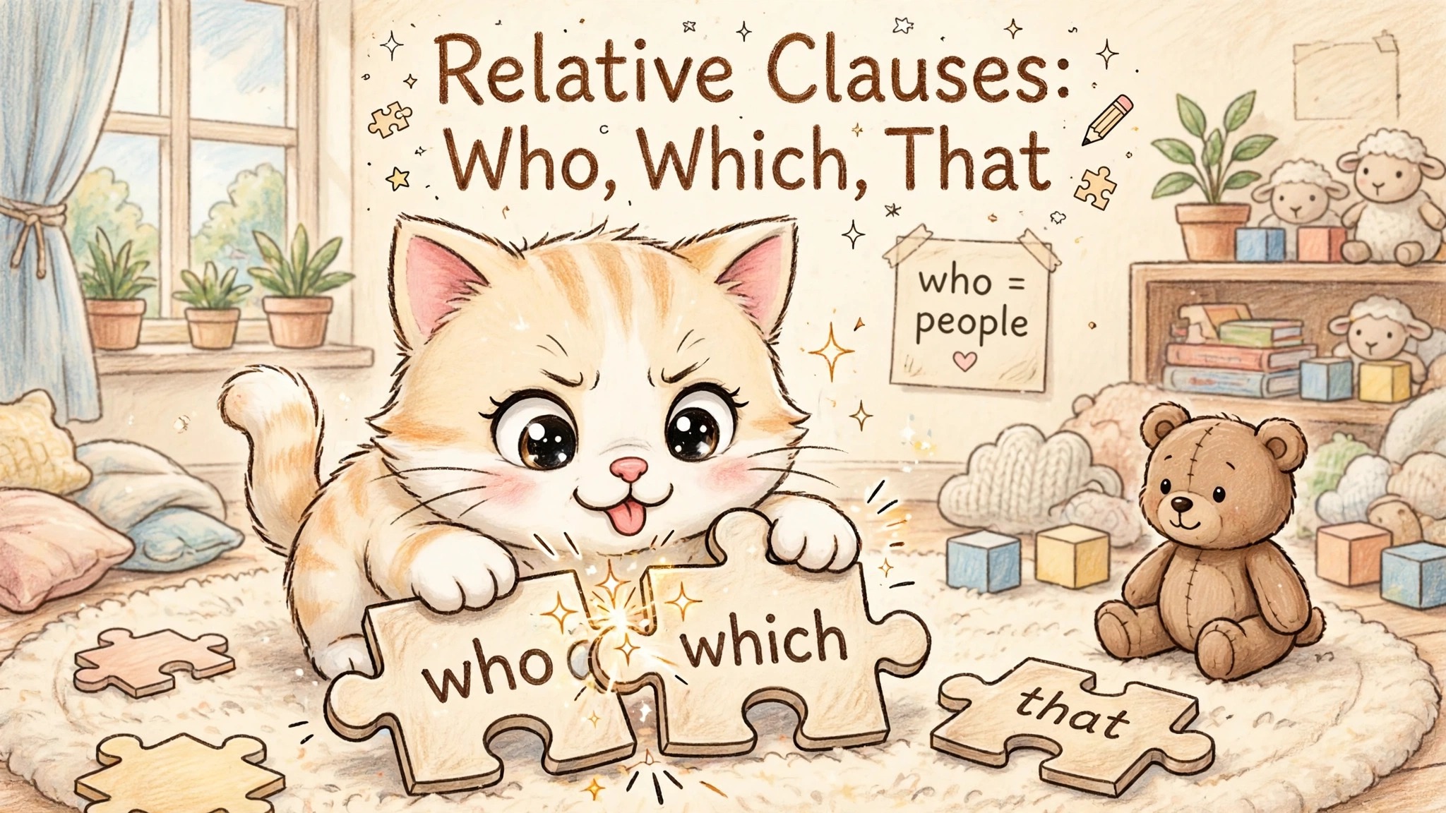 Relative Clauses: Who, Which, That, and Whose Relative Clauses: Who, Which, That, and Whose