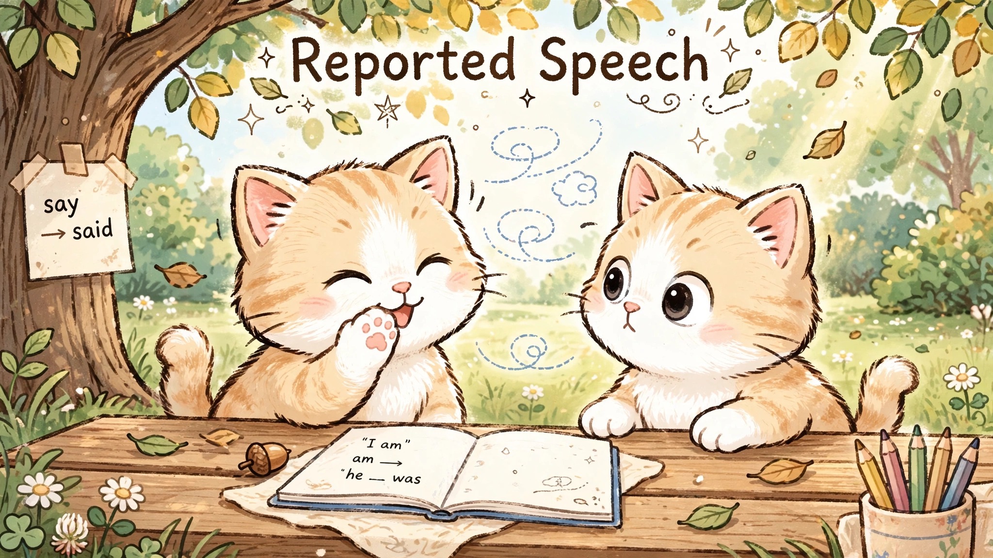 Reported Speech: Saying What Others Said