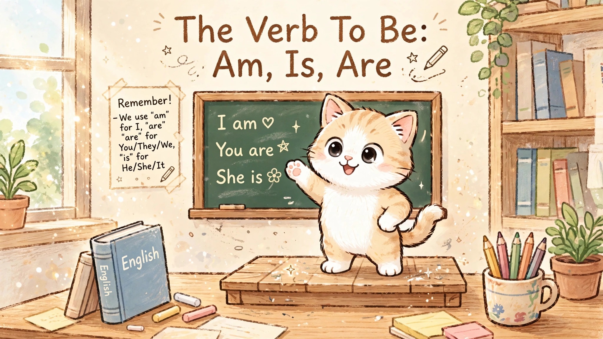 The Verb “To Be”: Am, Is, and Are Explained