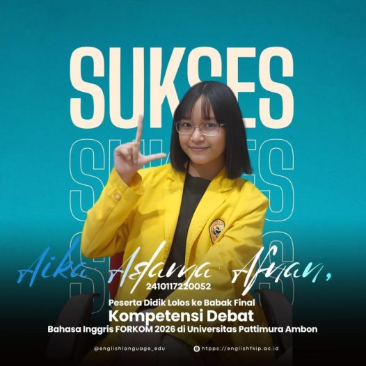 Mahasiswa ULM Melaju ke Babak Final Kompetensi Debat Bahasa Inggris FORKOM 2026