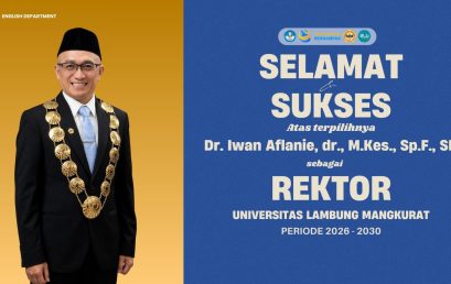 Selamat dan Sukses atas Dilantiknya Dr. Iwan Aflanie sebagai Rektor ULM Periode 2026–2030