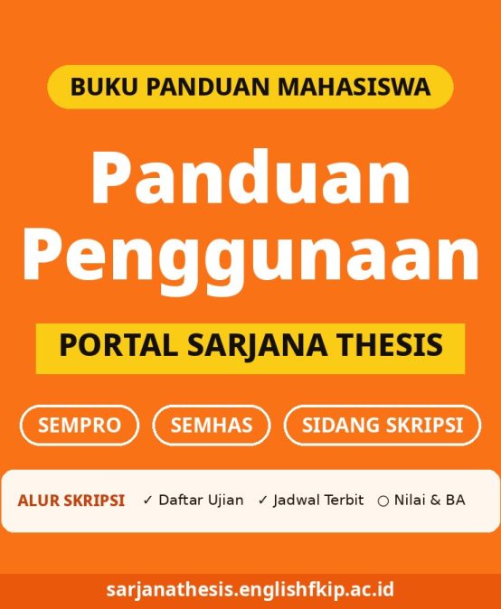 Panduan Penggunaan Mahasiswa — Portal Sarjana Thesis