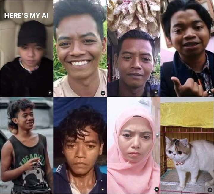 Kolase meme orang-orang yang mirip Reza Arap (look alike)