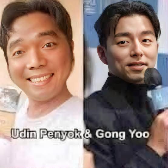 Udin Penyok dan Gong Yoo yang mirip plek ketiplek (spitting image)